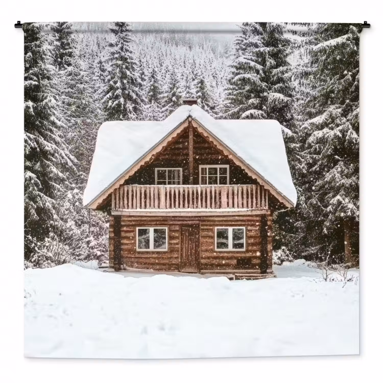 Wandteppich - Startseite - Wald - Winter - Natur - Schnee