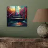 Architectuur - Neon - Trap - Graffiti aluminium wit klein -sfeer2