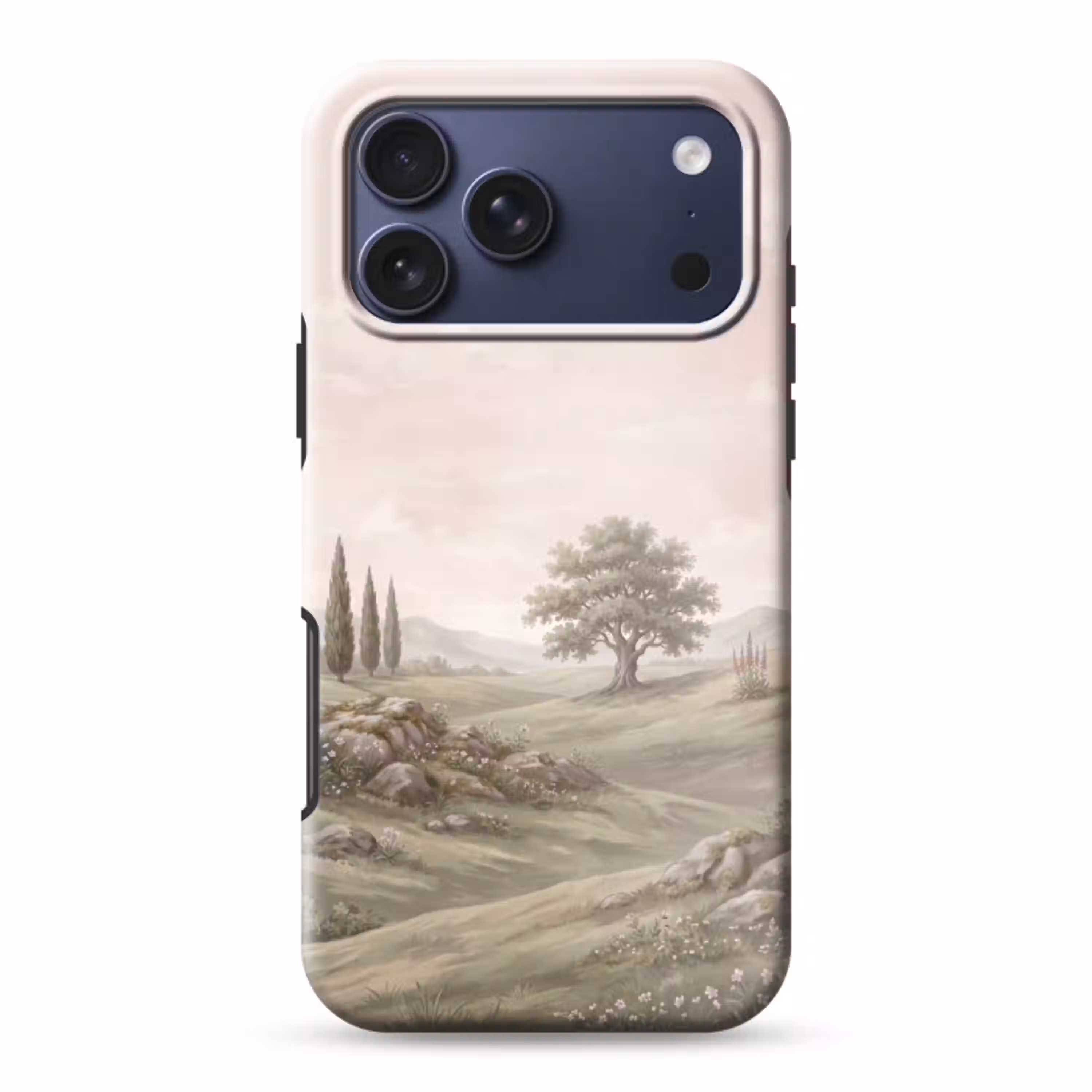 Heuvellandschap - Bomen - Natuur - Groen Toughcase MagSafe Apple iPhone 17 Pro Max klein -3d
