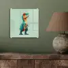 Cartoon - Dino - Oranje - Stekels plexiglas 5mm klein -sfeer3