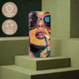 Portret - Vrouw - Abstract - Zonnebril Toughcase MagSafe Apple iPhone 17 klein -USP_PrintM_DE