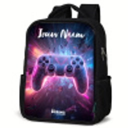 Controller - Neon - Game Rugzak - Zwart middel -schuin