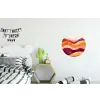 Abstract - Landschap - Golven Wandcirkel aluminium klein -kinderkamer
