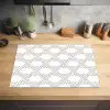 Grafisch - Patroon - Modern -  Opvallend - Begrensd Inductie beschermer vinyl 3mm klein 276 -sfeer5