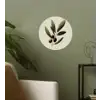Olijftak - Donkergroen - Olijven Wandcirkel behangsticker klein -sfeer2