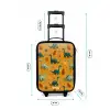 Dino - Dieren - Patroon Kinderkoffer - Zwart klein -productfoto_formaten