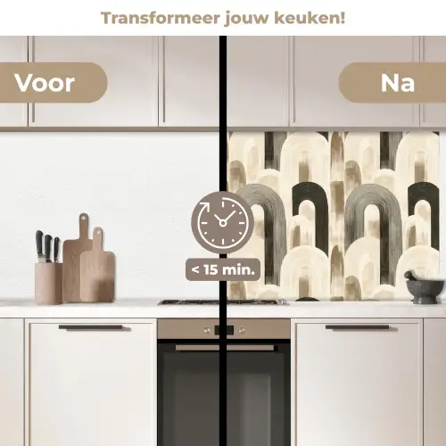 Abstract - Patroon - Bogen keuken achterwand 2 middel 871 -voor-na2_NL