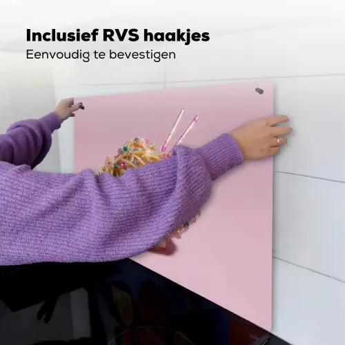 Noodles - Edelstenen - Stokjes - Roze Inductie beschemer met haakjes middel -ky-ophangen-nl