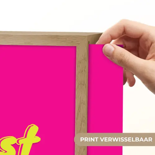 Quote - Retro - Roze Light Box met batterij (Wandlamp) middel -USP_websiteprintNL