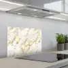 Marmer - Goud - Structuur keuken achterwand spatscherm klein 900 -3d_schuin