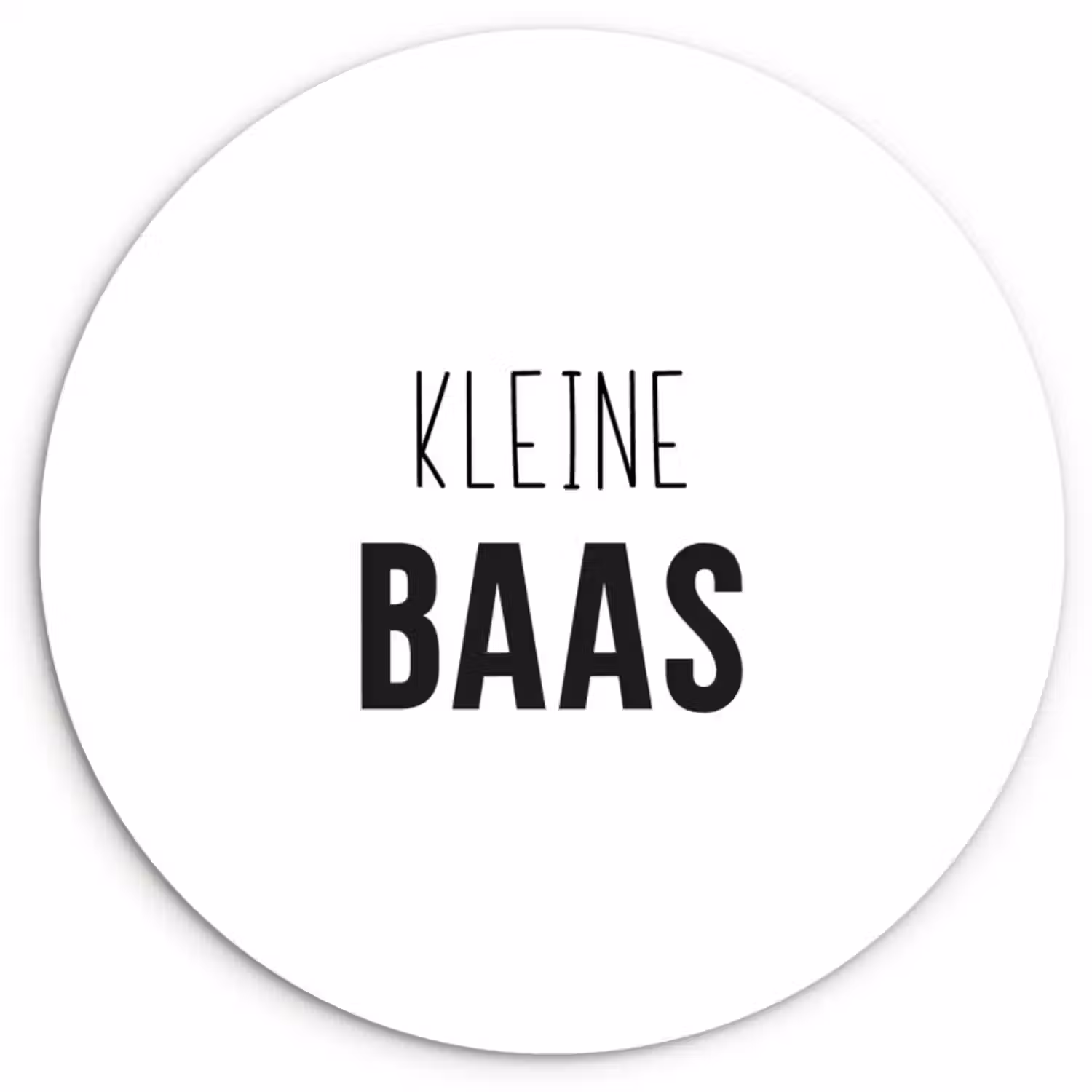 Muurcirkel - Spreuken - Kleine baas - Kinderen - Jongens - Quotes