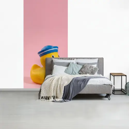 Matroos - Eend - Roze fotobehang vinyl groot -slaapkamer