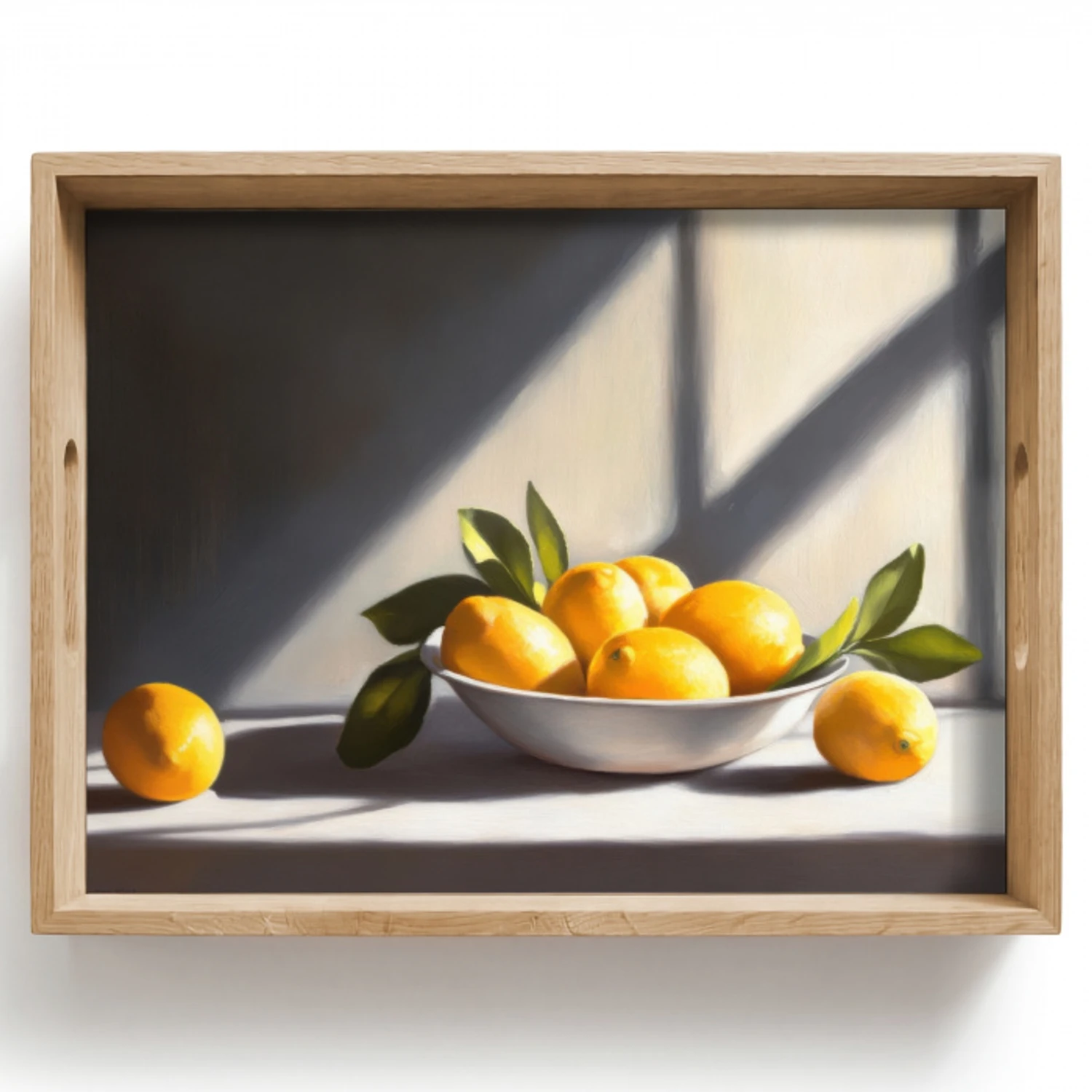 Citroenen - Stilleven - Geel Dienblad Rechthoek middel -z3d_shopping