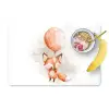 Vos - Pastel kleuren - Dier Placemat vinyl groot -zzzproduct_Kitchenyeah-website