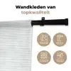 Zee - Sfeer - Strepen - Groen Wandkleed katoen klein 269 -sfeer2