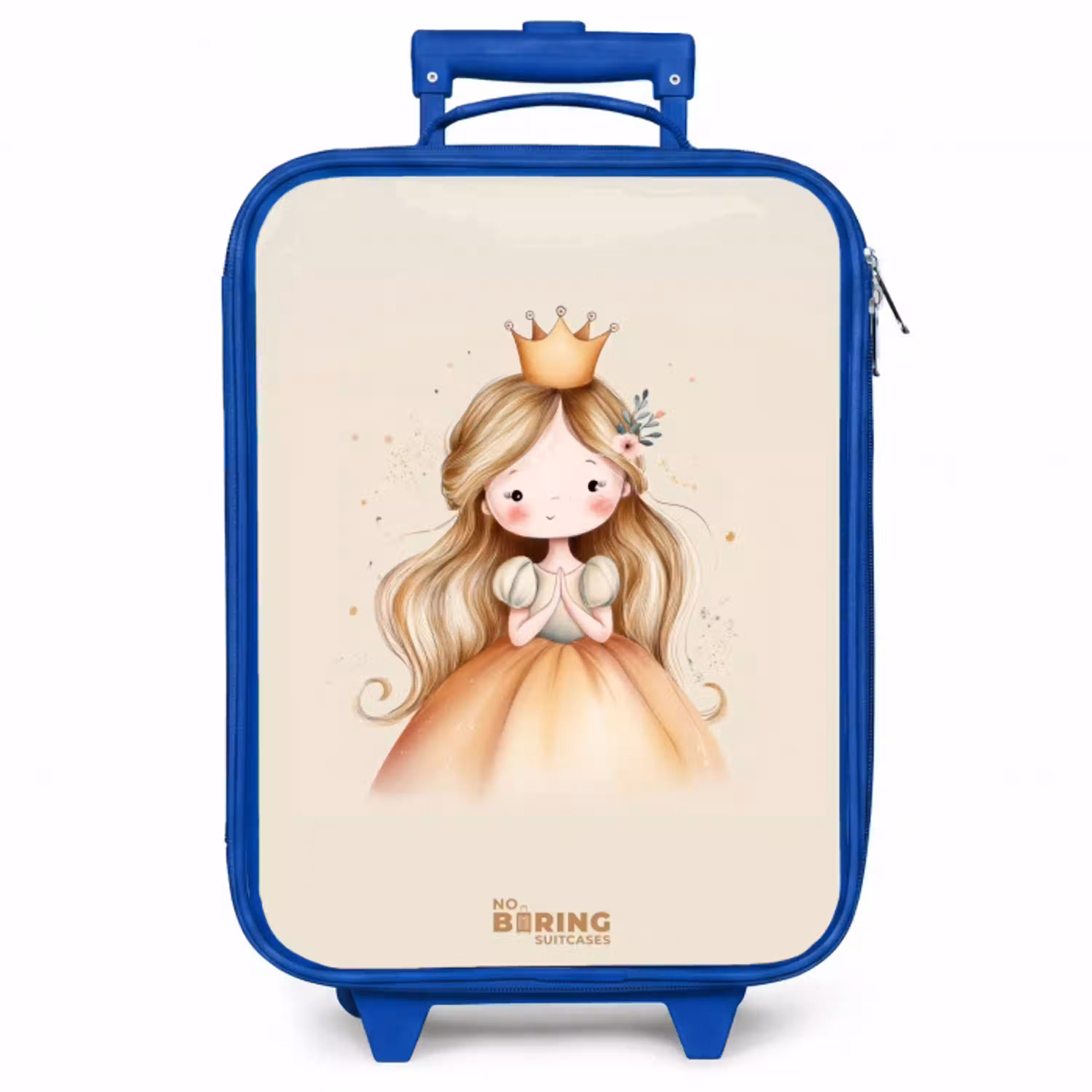 Prinses in gouden tinten Kinderkoffer - Blauw klein -zzz_website3d