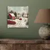 Kerstsfeer - Landelijk - Rood plexiglas 5mm klein -sfeer3