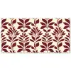 Abstract - Bladeren - Burgundy Balkonbeschermer Duitsland klein 596 -zz_3d