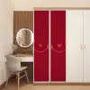 Minimalistisch - Lijnillustratie - Rood deurposter klein -sfeer3