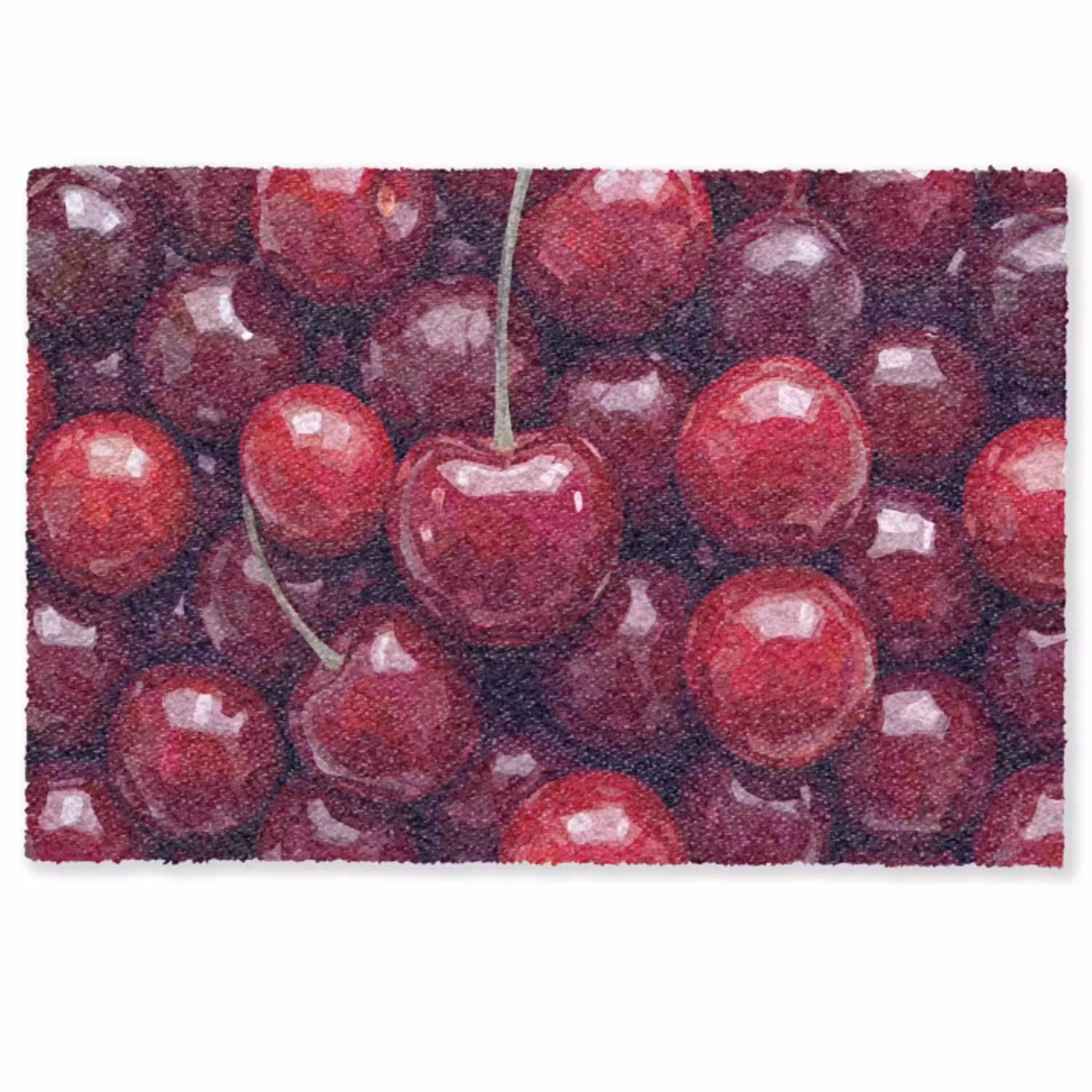 Fruit - Kersen - Eten - Modern - Rood Deurmat klein -zkaufland3d