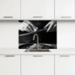Kaas - Pasta - Rasp keuken achterwand 2 middel -3d