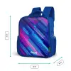 Neon - Strepen - Abstract - Blauw - Roze Kinderrugzak - Blauw middel -productfoto_formaten