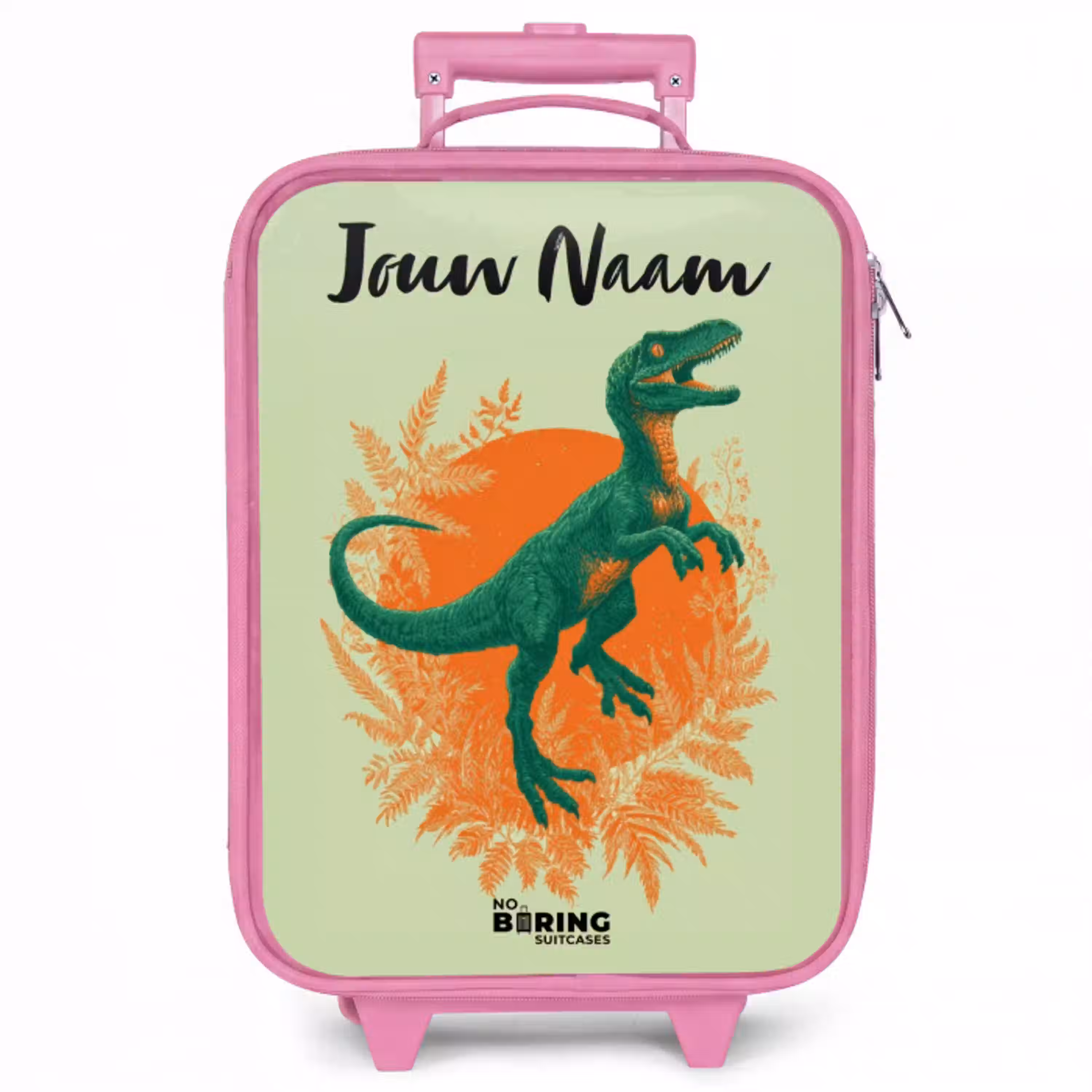 Dino - Natuur - Groen Kinderkoffer - Roze klein -zzz_website3d