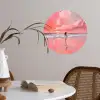 Roze - Surfen - Zee Wandcirkel behangsticker klein -sfeer3