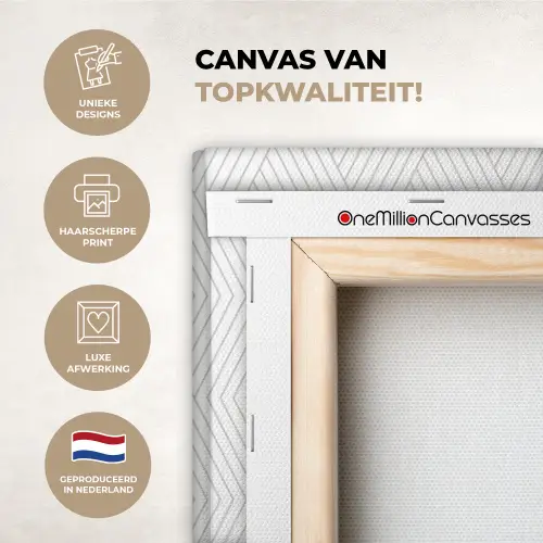 Grafisch - Patroon - Modern canvas 2cm xxl 828 -sfeer2