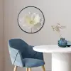 Bloem - Minimalistisch -Wit Fotolijst rond zonder passe partout klein -sfeer2