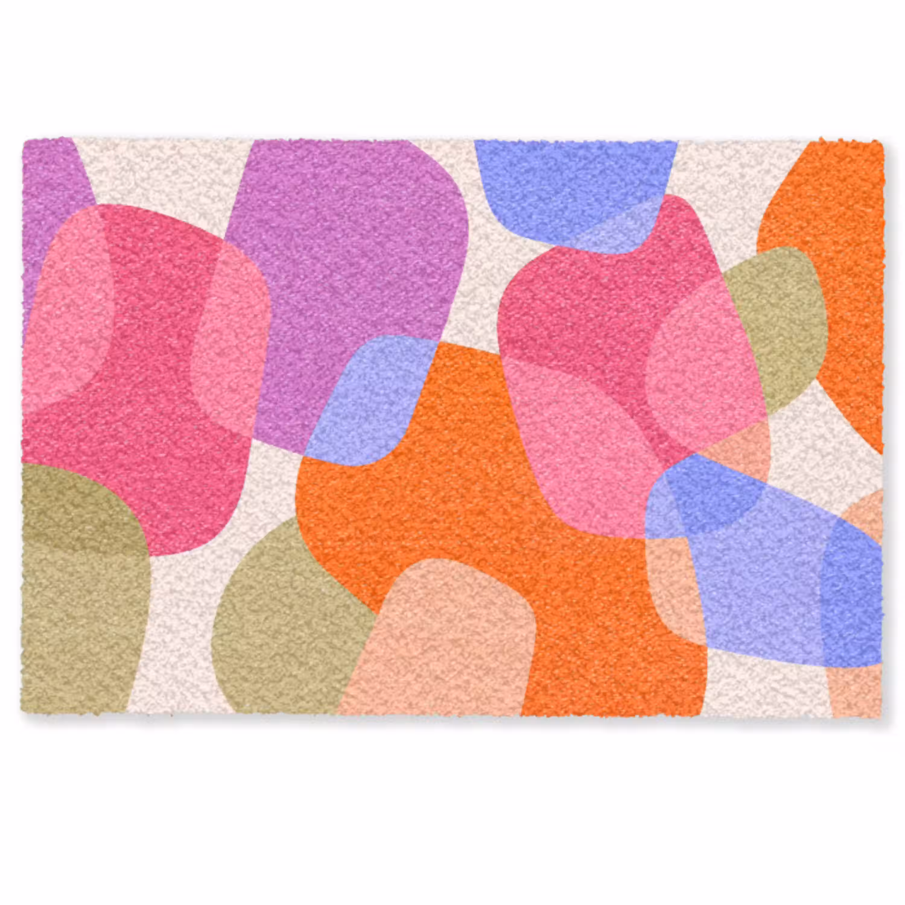 Abstract - Vormen - Modern - Kleurrijk Deurmat klein -zkaufland3d