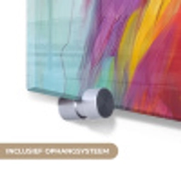 Leeuw - Dieren - Olieverf - Regenboog plexiglas 5mm klein -zzsysteem_NL