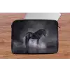 Paard - Magisch - Zwart laptophoes neopreen klein -tafel