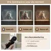 Dieren - Paard - Natuur - Vlinder - Bloemen Light Box met batterij (Wandlamp kind) middel -USP_lichtkleurNL