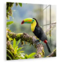 Toekan - Jungle - Natuur - Kleurrijk plexiglas 5mm klein -zzzproduct_nieuw