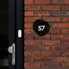 Zwart panterprint - Traditioneel Naambord Organisch middel -sfeer1