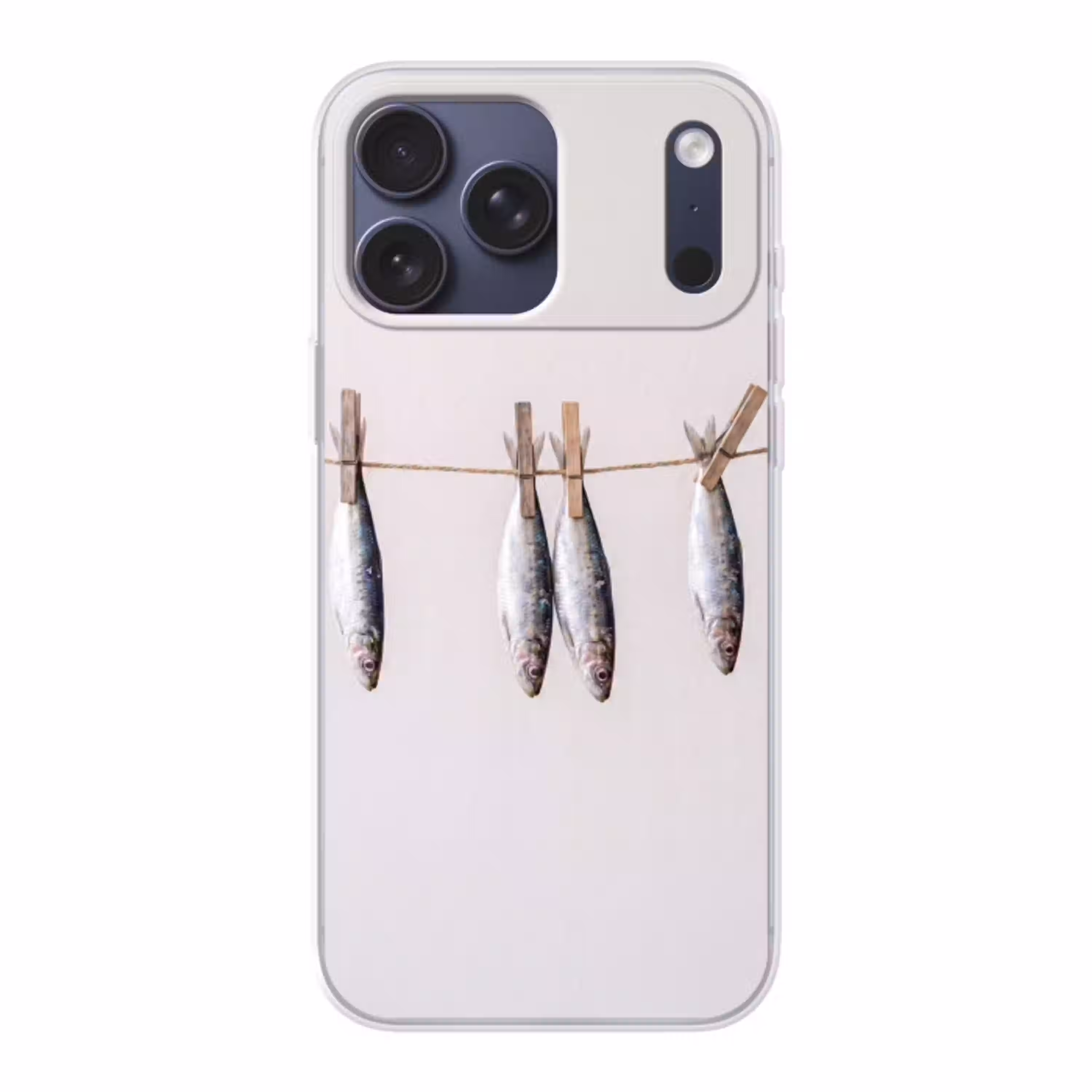 Vis - Hangend - Eten Telefoonhoesje iPhone 17 Pro Max klein -3d