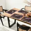Marmer - Goud - Roze Placemat vinyl groot -zzsfeer4_Kitchenyeah-website