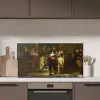 De Nachtwacht - Rembrandt van Rijn keuken achterwand spatscherm middel -sfeer2