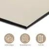 Pinda - Ruw - Beige aluminium wit klein -closeup_NL