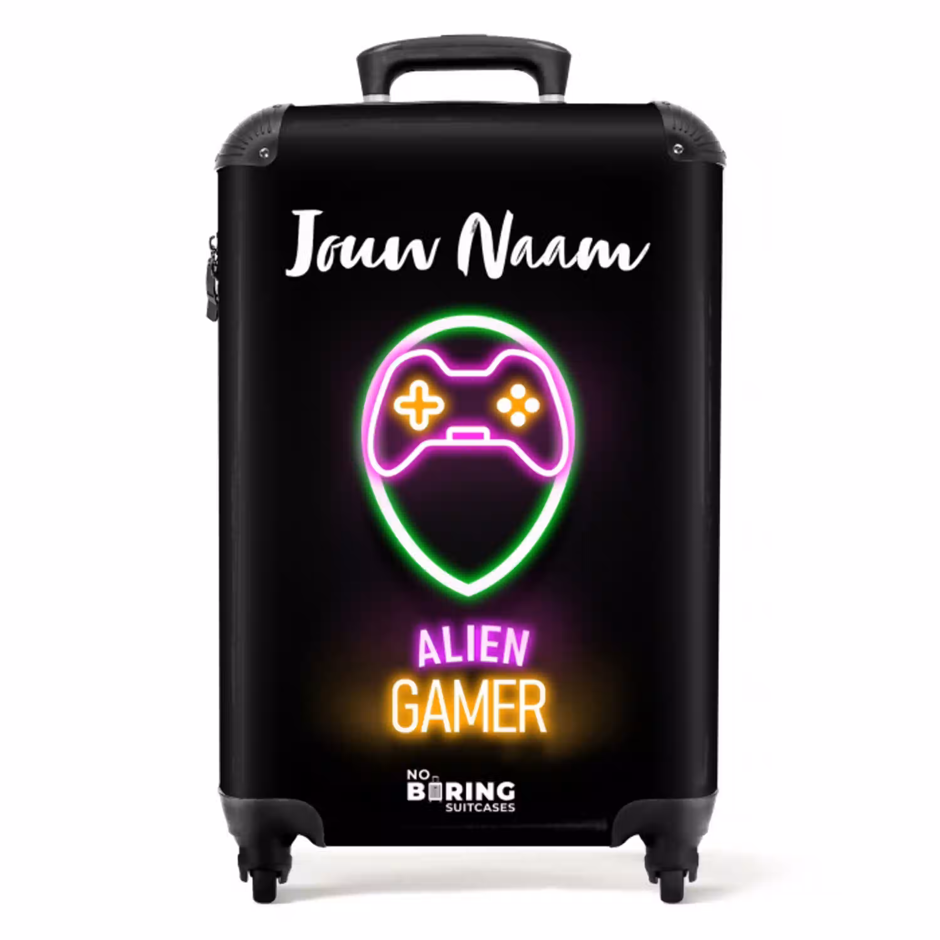 Alien Gamer NBS - Handbagage koffer - Kinderen Unisex middel -productfoto_recht