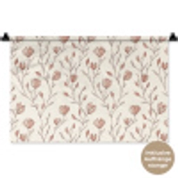 Patroon - Klassiek - Roze Wandkleed katoen klein 269 -t3d_DE