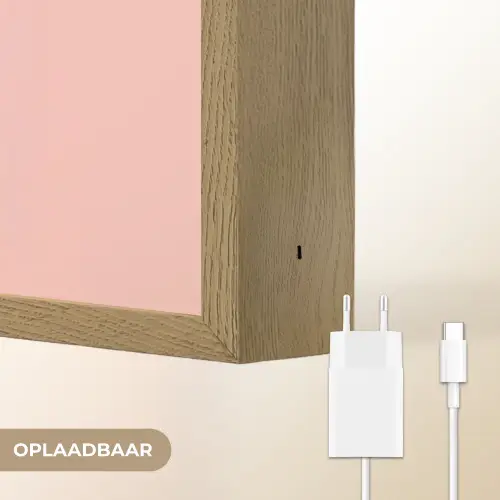Bloemen - Lint - Kaartje Light Box met batterij (Wandlamp) middel -USP_websiteoplaadbaarNL
