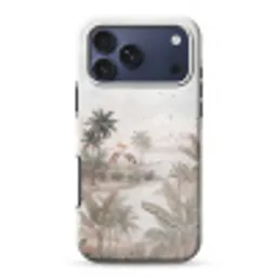 Kraanvogels - Palmbomen - Tropisch Toughcase MagSafe Apple iPhone 17 Pro Max klein -3d