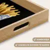 Friet - Porselein - Delfts blauw - Eten Dienblad Rechthoek middel -USP_HandgreepNL