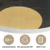 Abstract - Goud - Brons - Vormen - Geometrisch Akoestische PET Vilt - Rond klein -closeup_NL