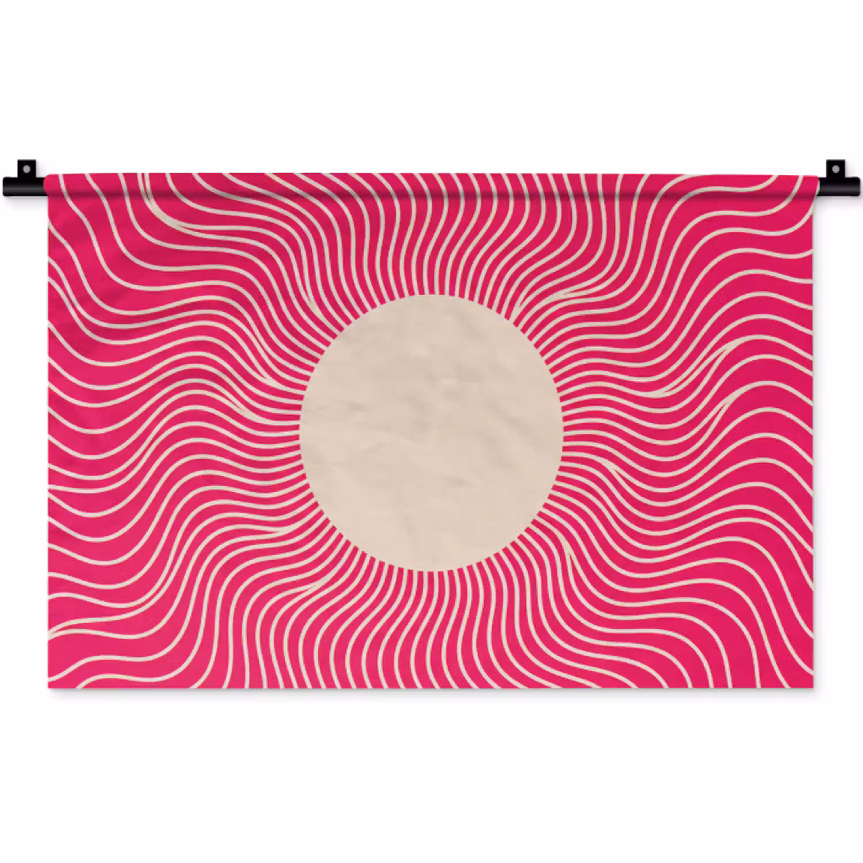 Abstract - Patroon - Roze Wandkleed katoen klein -zz3d