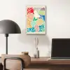 Kleurrijk - Abstract - Bloemen - Patronen aluminium wit klein -sfeer5