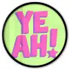 Groen - Neon - Quote Fotolijst rond zonder passe partout klein -3d