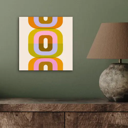 Stapel - Vormen - Geblokt - Oranje aluminium wit klein -sfeer2